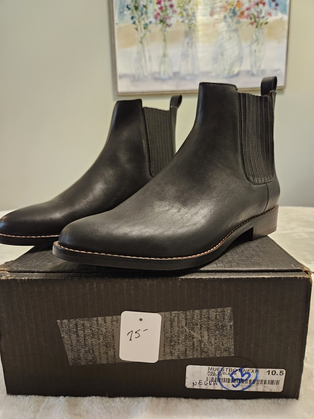 Thursday Boot Company Women's Chelsea Boots - Black Leather Size 10.5